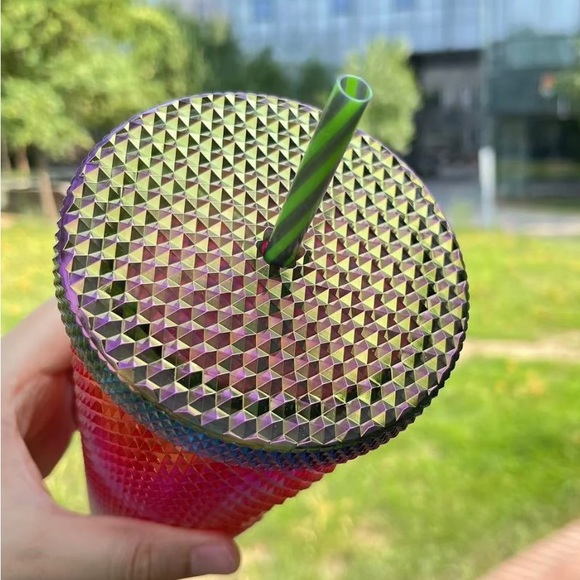 Starbucks Philippine Dragon Fruit Studded Cup Tumbler Ombre Venti Overseas 2023 - Picture 5 of 8